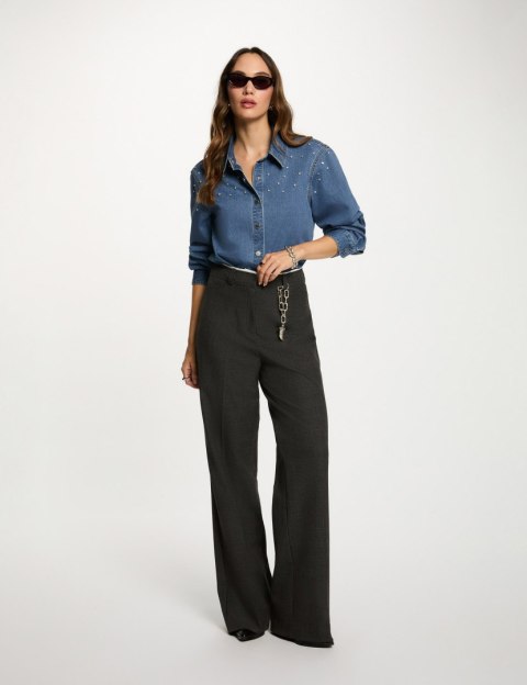 Morgan Koszula CBLING DENIM STONE