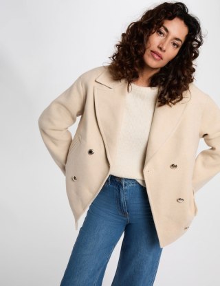 Morgan Płaszcz GMOON BEIGE