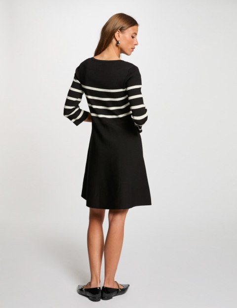 Morgan Dress RMPIA NOIR/IVOIRE