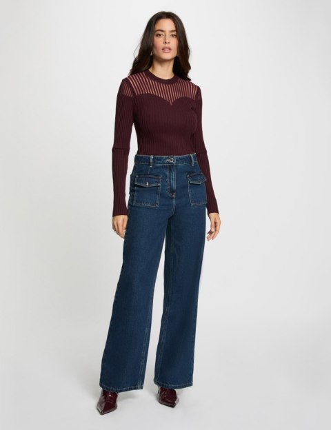 Morgan Sweter MAMDO PRUNE