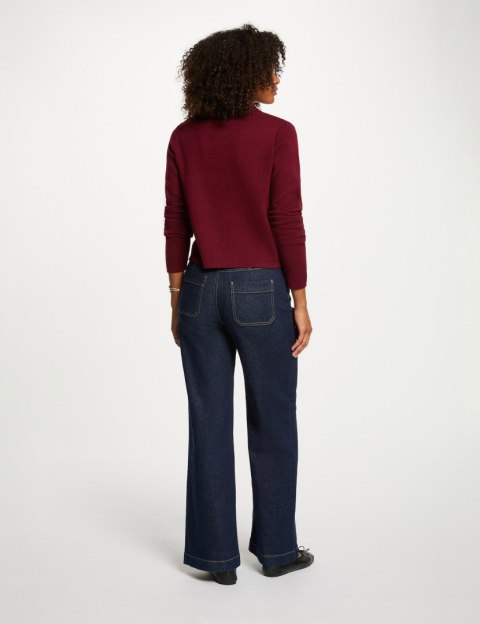 Morgan Sweter MIMDIE BORDEAUX