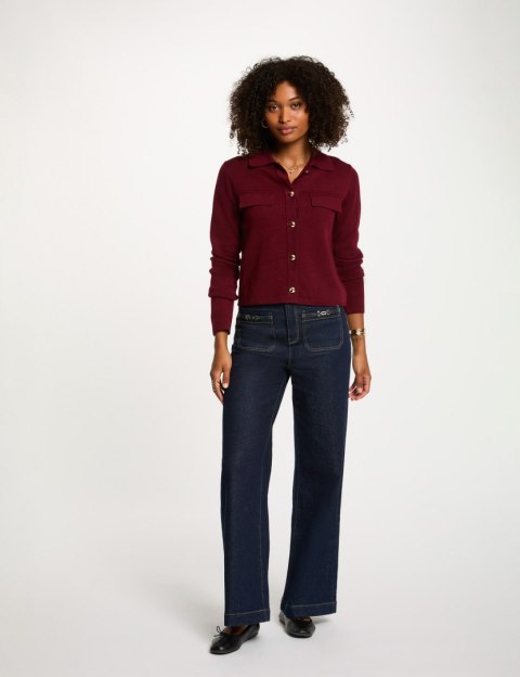 Morgan Sweter MIMDIE BORDEAUX