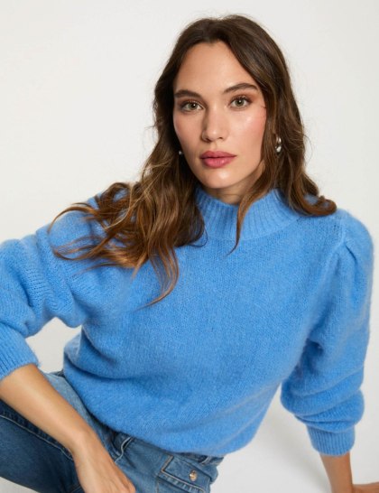 Morgan Sweter MLEONAR BLEUET