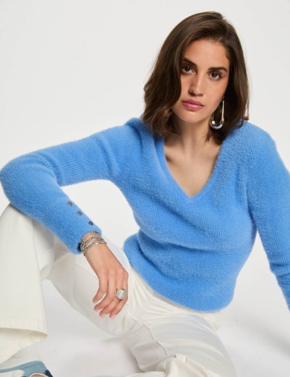 Morgan Sweter MOOVE BLEUET