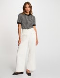 Morgan Sweter MSIX NOIR/OFF WHITE