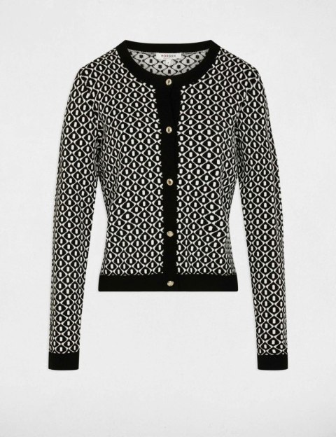 Morgan Sweter MSIXTA NOIR/OFF WHITE