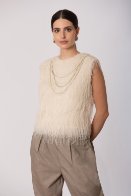 Siste's Bluzka ST12S0806T55 PANNA