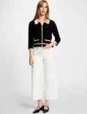Morgan Sweter MJIM NOIR/OFFWHITE