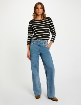 Morgan Bluzka TBATO NOIR/OFF WHITE