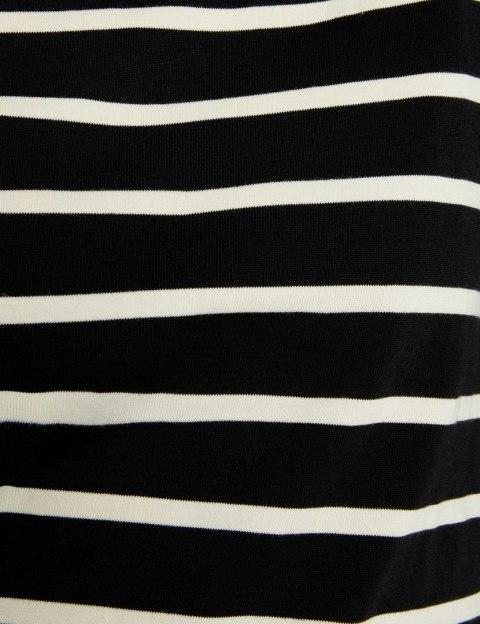 Morgan Blouse TBATO NOIR/OFF WHITE