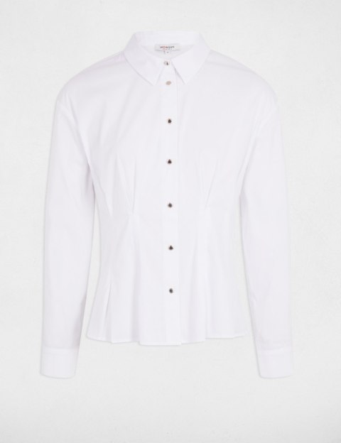 Morgan Koszula CORSET OFF WHITE