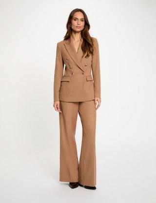 Morgan Spodnie PFALI.F MARRON GLACE