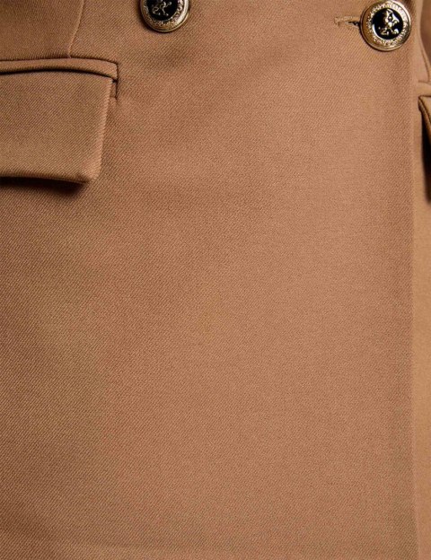 Morgan Spodnie PFALI.F MARRON GLACE