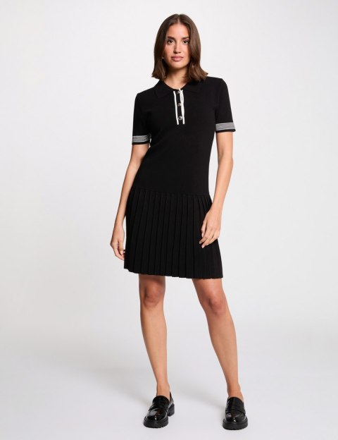 Morgan Sukienka RMCAMI NOIR/OFF WHITE