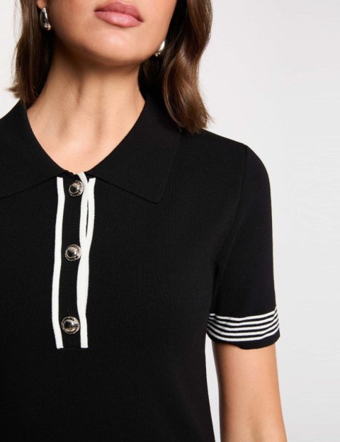 Morgan Sukienka RMCAMI NOIR/OFF WHITE