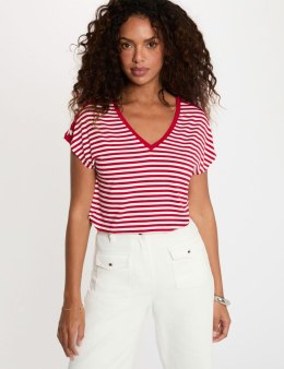 Morgan Blouse DIVA OFF WHITE/ROUGE