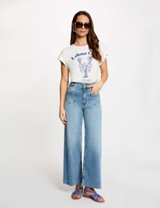 Morgan Spodnie PODI JEAN DBL STONE