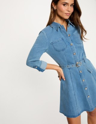 Morgan Dress RODEX DENIM STONE