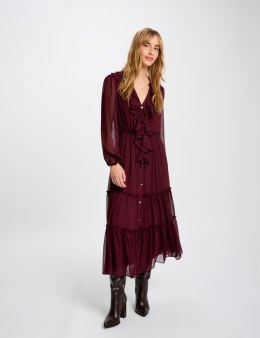 Morgan Dress ROMANCE PRUNE