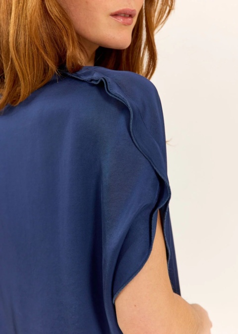 Lauren Vidal Blouse LVISCA BLUE