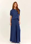 Lauren Vidal Blouse LVISCA BLUE