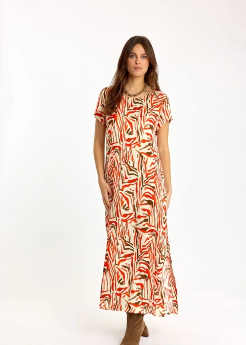 Lauren Vidal Dress LVIRISA ORANGE