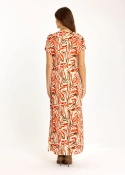Lauren Vidal Dress LVIRISA ORANGE
