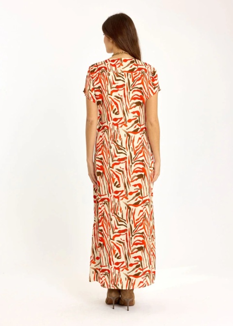 Lauren Vidal Dress LVIRISA ORANGE
