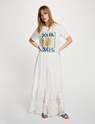 Morgan Skirt JBOY M OFF WHITE