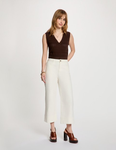 Morgan Spodnie PIMOTA M OFF WHITE