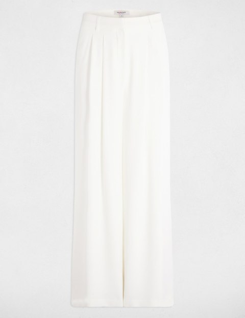 Morgan Spodnie POMA.F M OFF WHITE