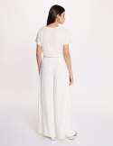 Morgan Spodnie POMA.F M OFF WHITE