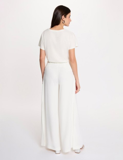 Morgan Spodnie POMA.F M OFF WHITE