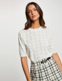 Morgan Sweter MIKA M OFF WHITE