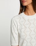 Morgan Sweter MIKA M OFF WHITE