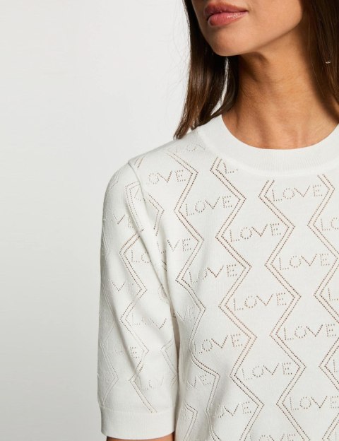 Morgan Sweter MIKA M OFF WHITE