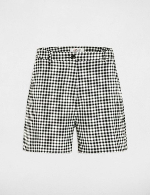Morgan Shorts SHICH.F NOIR/OFF WHITE