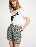 Morgan Shorts SHICH.F NOIR/OFF WHITE