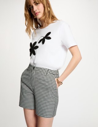 Morgan Szorty SHICH.F NOIR/OFF WHITE
