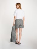 Morgan Shorts SHICH.F NOIR/OFF WHITE