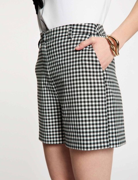 Morgan Shorts SHICH.F NOIR/OFF WHITE