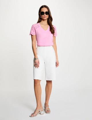 Morgan Szorty SHIRAC M OFF WHITE