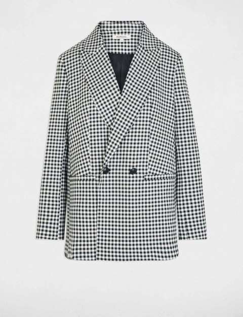 Morgan Vest VICHY.F NOIR/OFF WHITE