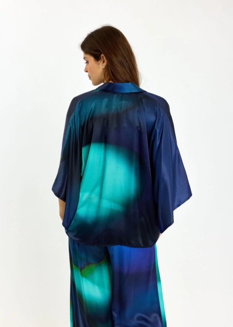 Lauren Vidal Koszula LVRAFFI BLUE