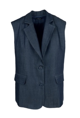Lauren Vidal Vest LVROMI DENIM