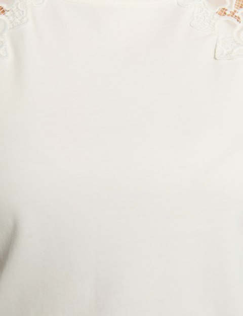 Morgan Blouse DPETAL M OFF WHITE