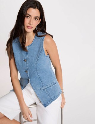 Morgan Kamizelka CROCUS JEAN DOUBLE STONE