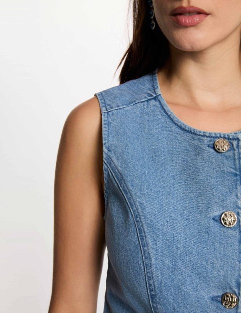 Morgan Kamizelka CROCUS JEAN DOUBLE STONE