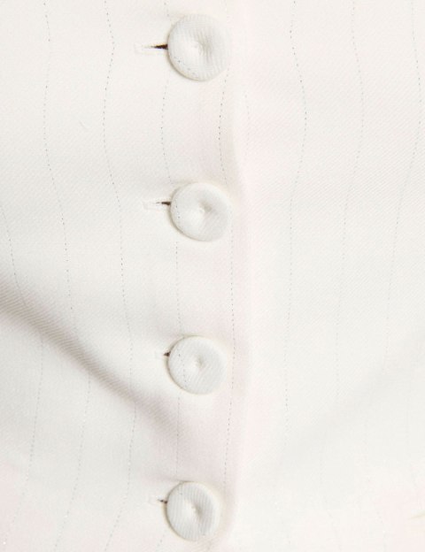 Morgan Kamizelka CURL.F M OFF WHITE