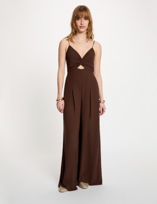 Morgan Jumpsuit POCOTE M CHOCO